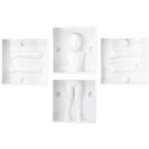 Moule bébé pâte à sucre en plastique alimentaire