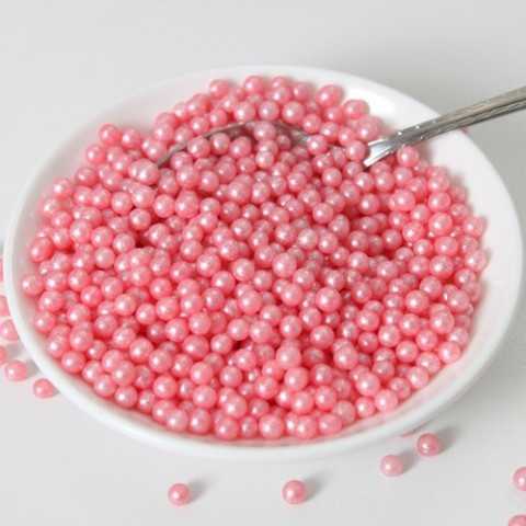 Perles de sucre rose Funcakes 80 gr