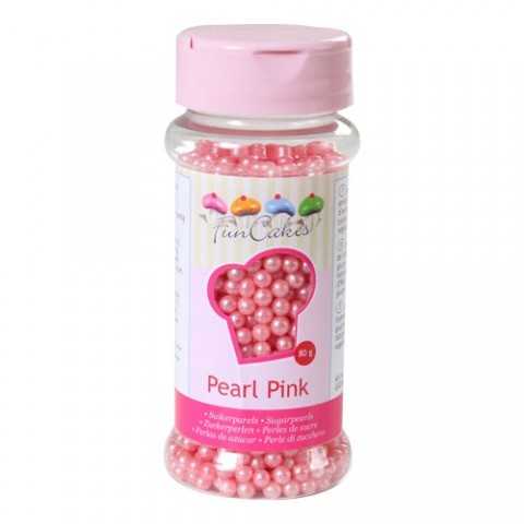 Perles de sucre rose Funcakes 80 gr