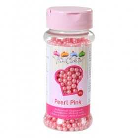 Perles de sucre rose Funcakes 80 gr